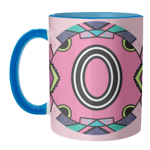 Letter O - is for Overtly Outrageous Orangutans - unique mug by Mad Philomena