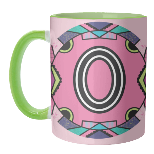 Letter O - is for Overtly Outrageous Orangutans - unique mug by Mad Philomena