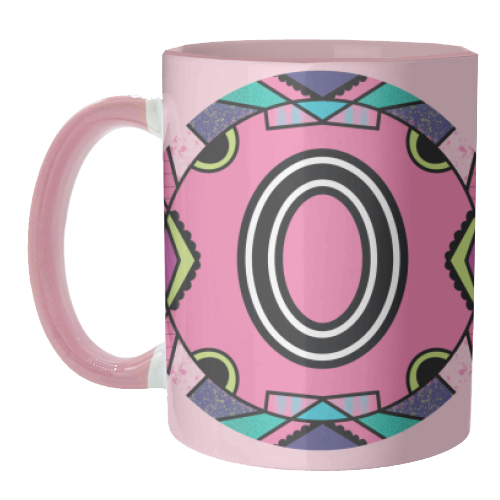 Letter O - is for Overtly Outrageous Orangutans - unique mug by Mad Philomena