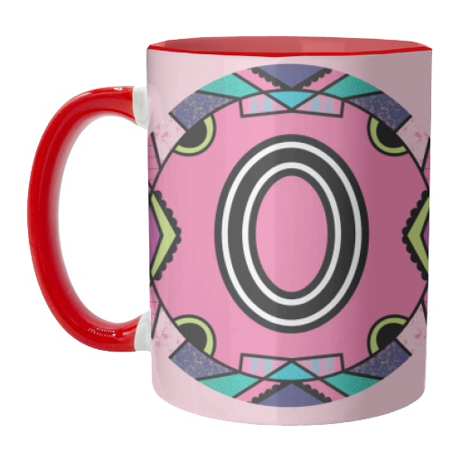 Letter O - is for Overtly Outrageous Orangutans - unique mug by Mad Philomena