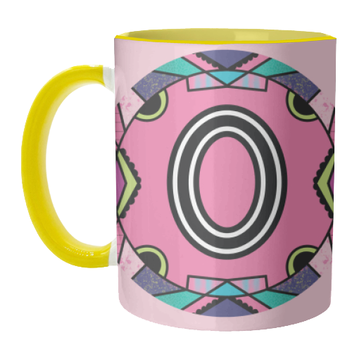 Letter O - is for Overtly Outrageous Orangutans - unique mug by Mad Philomena