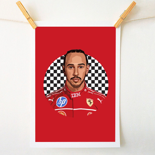 Lewis - A1 - A4 art print by DOLLY WOLFE