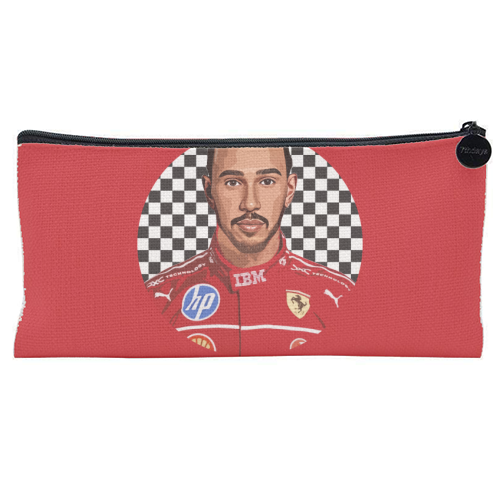 Lewis - flat pencil case by DOLLY WOLFE