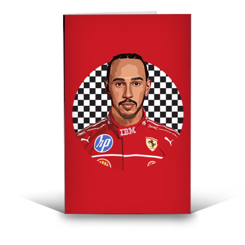 Lewis - funny greeting card by DOLLY WOLFE