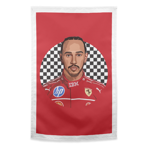 Lewis - funny tea towel by DOLLY WOLFE