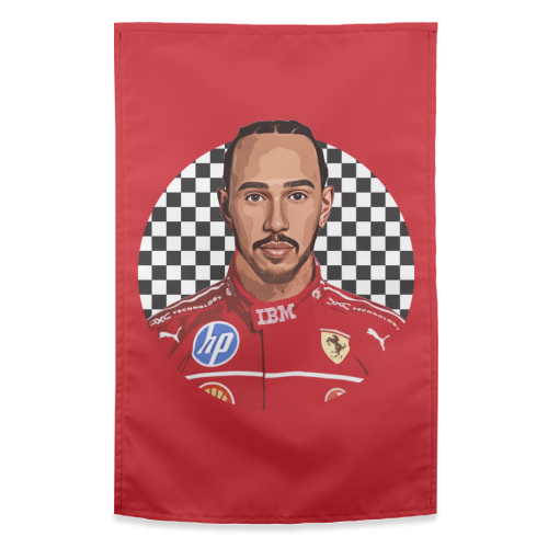 Lewis - funny tea towel by DOLLY WOLFE