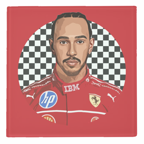 Lewis - personalised beer coaster by DOLLY WOLFE