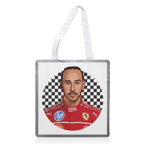 Lewis - printed canvas tote bag by DOLLY WOLFE