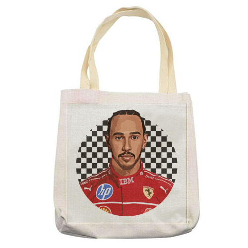 Lewis - printed canvas tote bag by DOLLY WOLFE