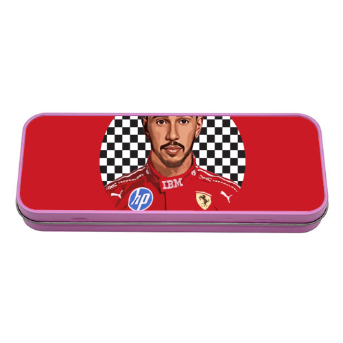 Lewis - tin pencil case by DOLLY WOLFE