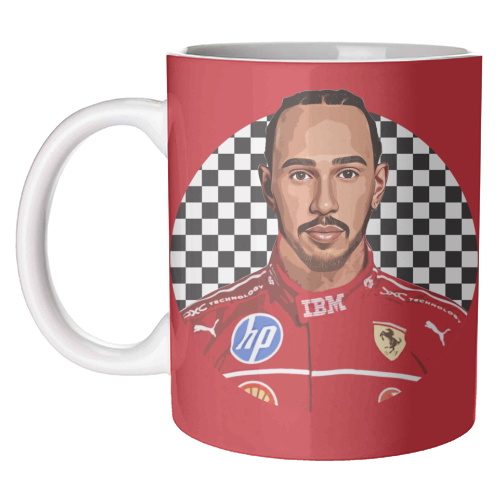 Lewis - unique mug by DOLLY WOLFE