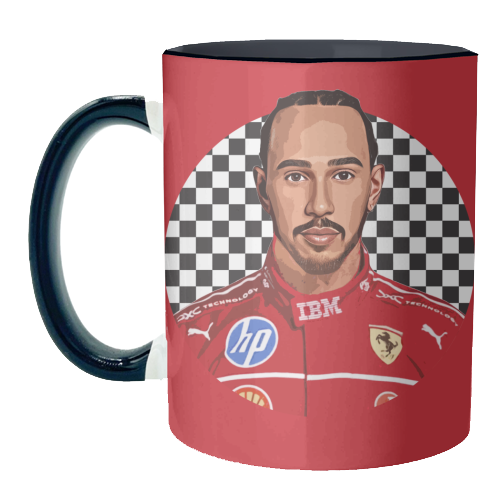 Lewis - unique mug by DOLLY WOLFE