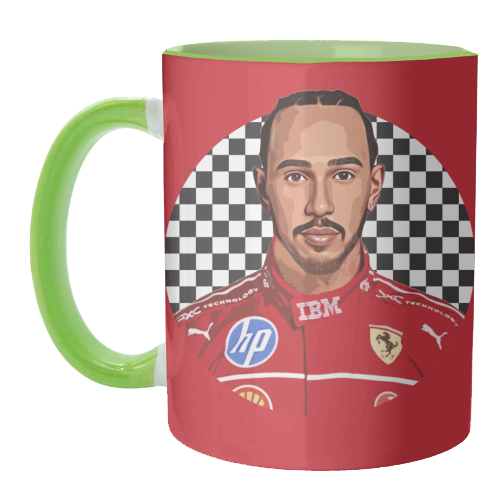Lewis - unique mug by DOLLY WOLFE