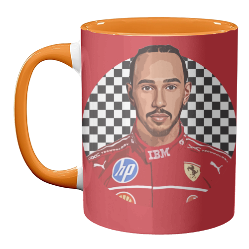 Lewis - unique mug by DOLLY WOLFE