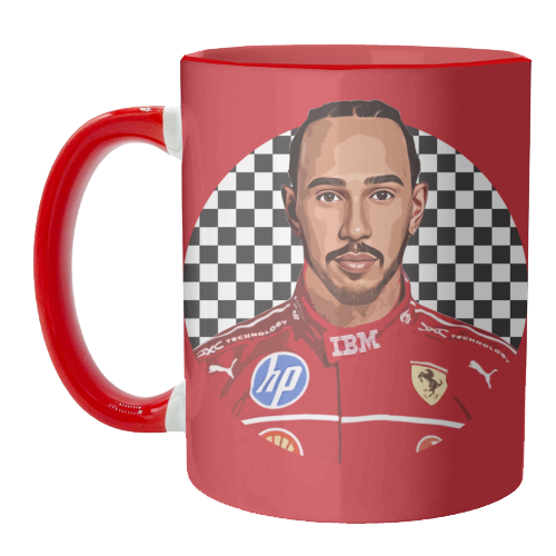 Lewis - unique mug by DOLLY WOLFE