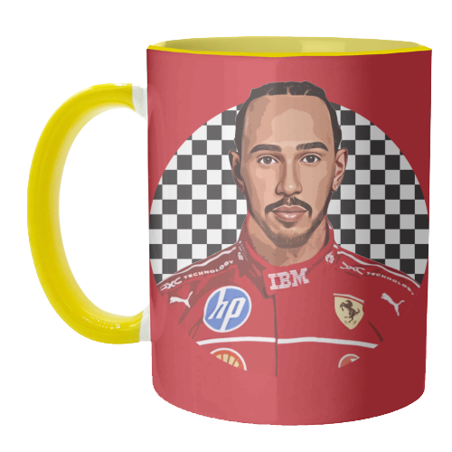 Lewis - unique mug by DOLLY WOLFE