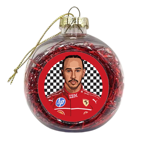 Lewis - xmas bauble by DOLLY WOLFE