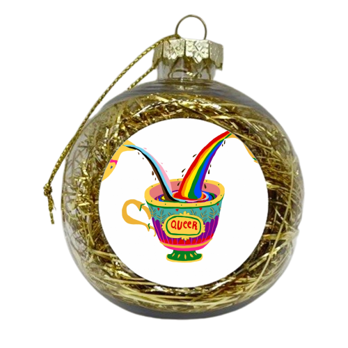 LGBTEA - xmas bauble by Ezra W. Smith