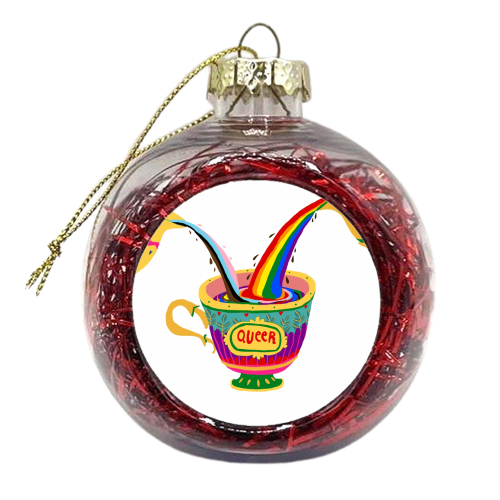 LGBTEA - xmas bauble by Ezra W. Smith