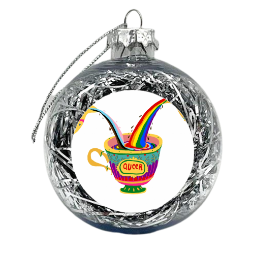 LGBTEA - xmas bauble by Ezra W. Smith