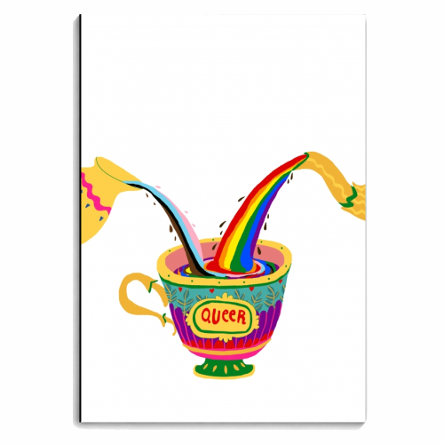 LGBTEA - personalised A4, A5, A6 notebook by Ezra W. Smith