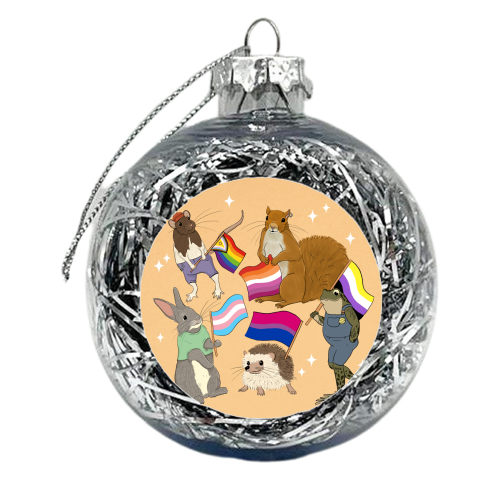 LGBTQ+ Forest - xmas bauble by The Queer Store