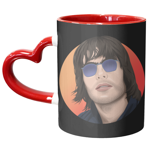 Liam Gallagher - unique mug by Pink and Pip