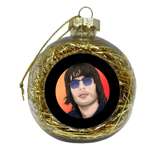 Liam Gallagher - xmas bauble by Pink and Pip