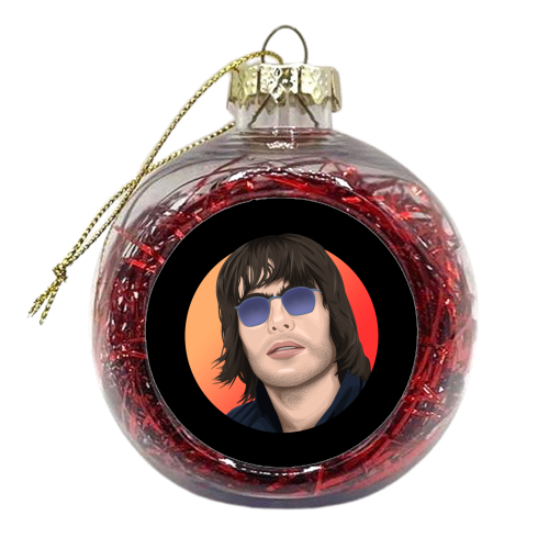 Liam Gallagher - xmas bauble by Pink and Pip
