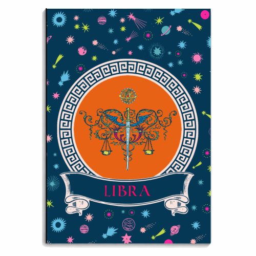 Libra - personalised A4, A5, A6 notebook by Wallace Elizabeth