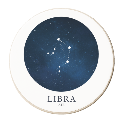 LIBRA - personalised beer coaster by Paper Deep Design