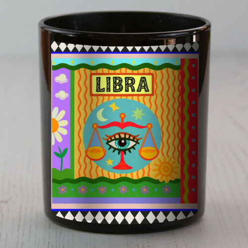 Libra star sign - scented candle by Wallace Elizabeth