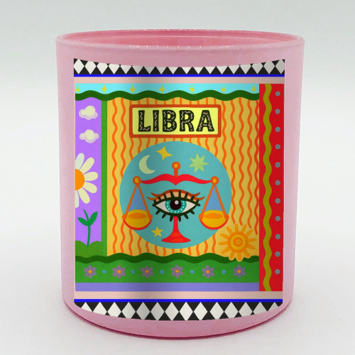 Libra star sign - scented candle by Wallace Elizabeth
