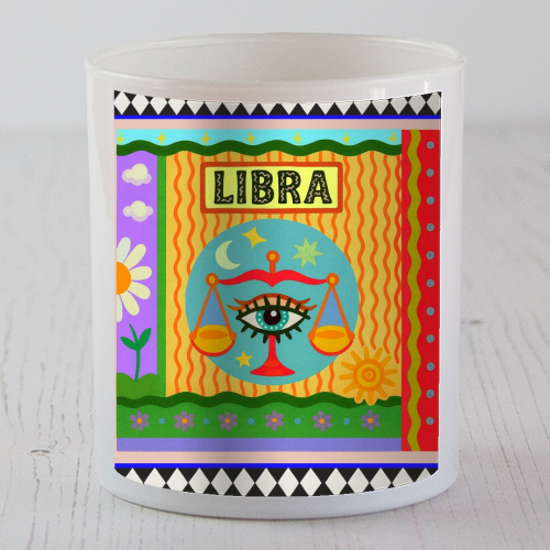 Libra star sign - scented candle by Wallace Elizabeth