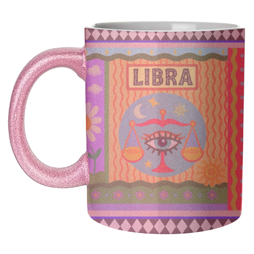 Libra star sign - unique mug by Wallace Elizabeth