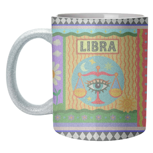 Libra star sign - unique mug by Wallace Elizabeth