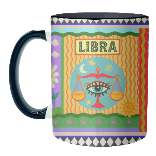 Libra star sign - unique mug by Wallace Elizabeth