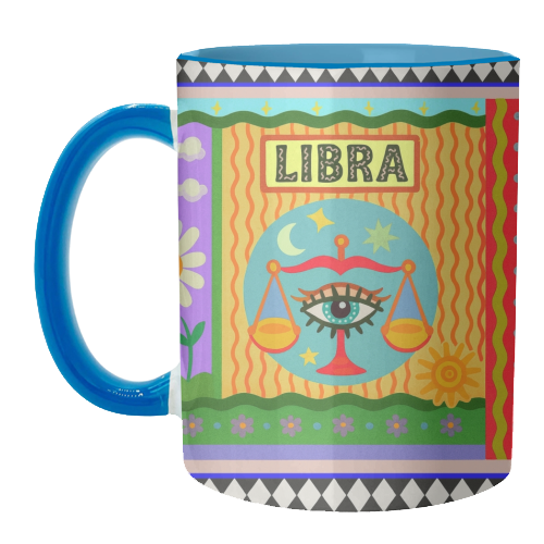 Libra star sign - unique mug by Wallace Elizabeth
