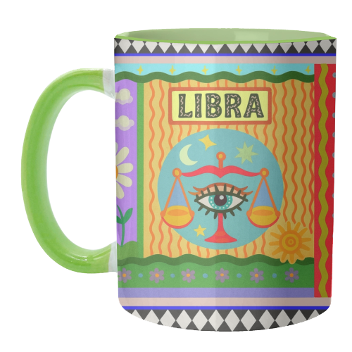 Libra star sign - unique mug by Wallace Elizabeth
