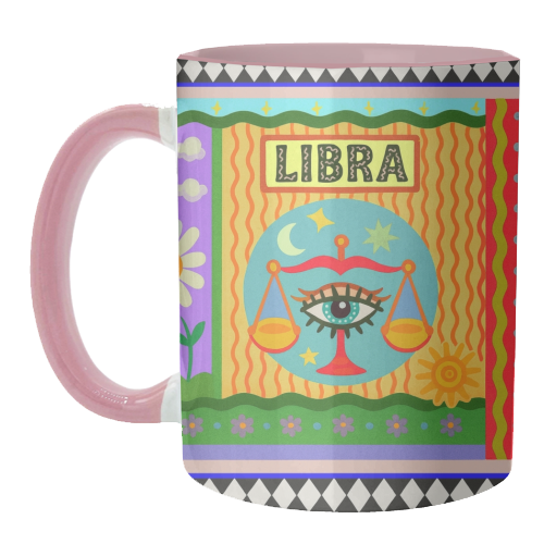 Libra star sign - unique mug by Wallace Elizabeth