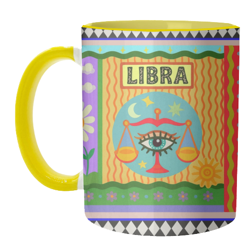 Libra star sign - unique mug by Wallace Elizabeth