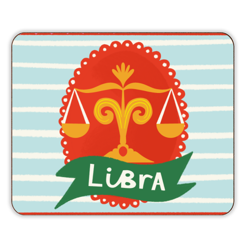 Libra Zodiac Design - designer placemat by AbiGoLucky