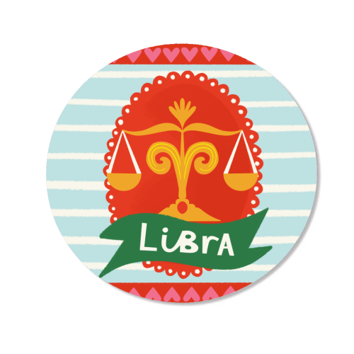 Libra Zodiac Design - Magnet by AbiGoLucky