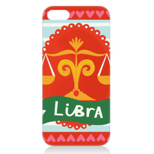 Libra Zodiac Design - unique phone case by AbiGoLucky