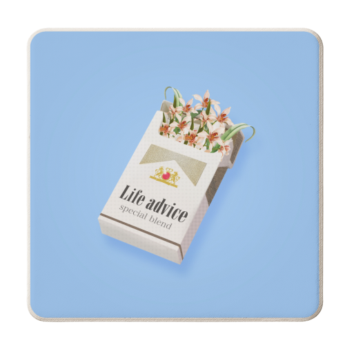 Life Advice - personalised beer coaster by OhMC! Designs