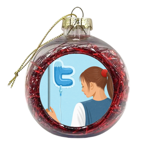 life support - xmas bauble by John Holcroft