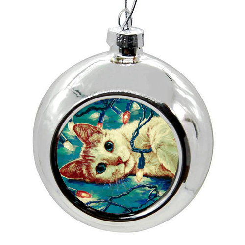 Light my festive mood - colourful christmas bauble by DejaReve