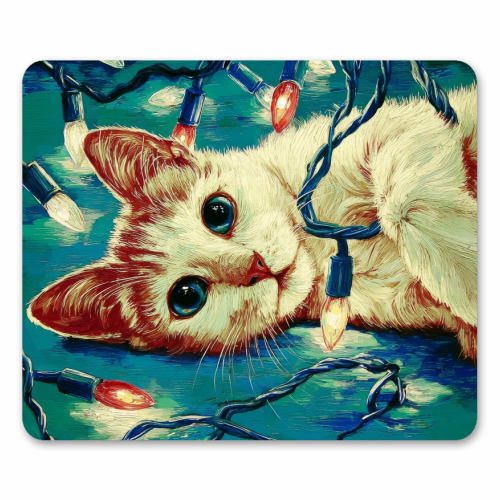 Light my festive mood - mouse mat by DejaReve