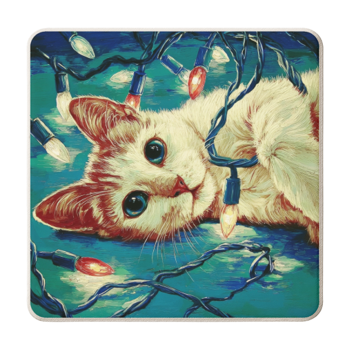 Light my festive mood - personalised beer coaster by DejaReve