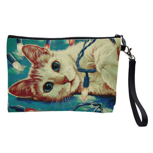 Light my festive mood - pretty makeup bag by DejaReve